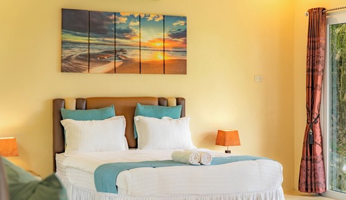 Villa Luxe, plusieurs lits, non-fumeurs, vue plage