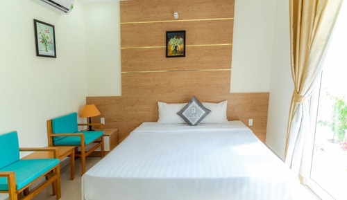 Chambre Deluxe, 1 grand lit, vue plage