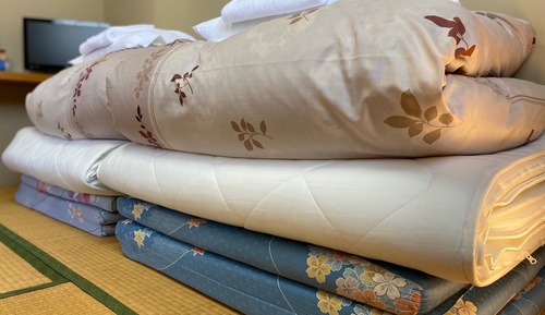 Chambre Tradition avec lits jumeaux, salle de bains commune (Japanese Style,  Shared Toilet)