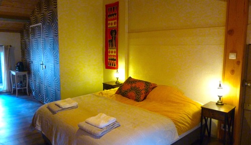 Chambre Deluxe, 1 très grand lit, non-fumeurs, vue jardin (Vert)