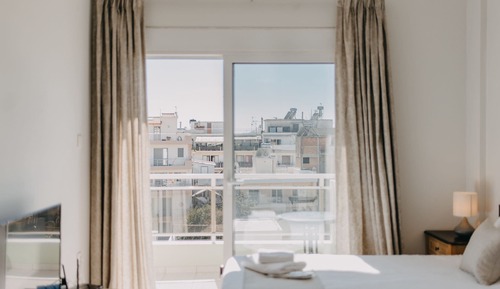 Appartement Confort, 1 chambre, terrasse, vue ville