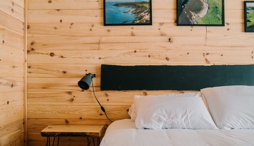 Chambre Deluxe, réfrigérateur et four à micro-ondes, vue mer