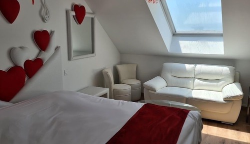 Loft Deluxe, bain à remous (sdb à l'italienne)