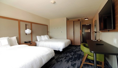 Chambre, 2 grands lits