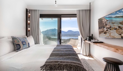 Chambre Deluxe, 1 grand lit, vue mer