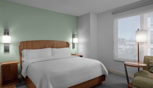 Chambre Simple, 1 très grand lit (Hearing Accessible)