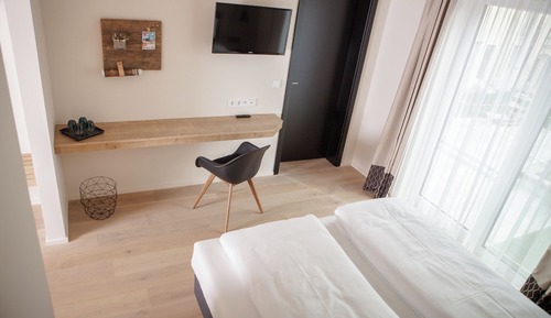Chambre Quadruple, 2 chambres, vue jardin, rez-de-chaussée