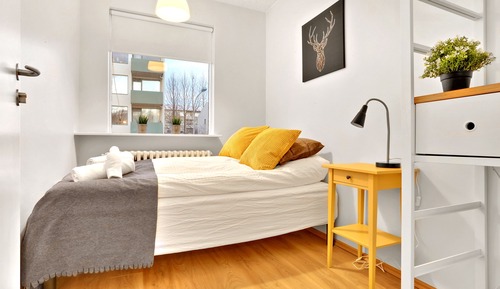 Chambre Double Économique, salle de bains commune