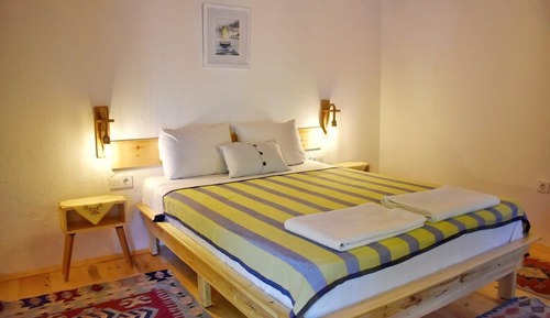 Chambre, 1 lit double, vue jardin