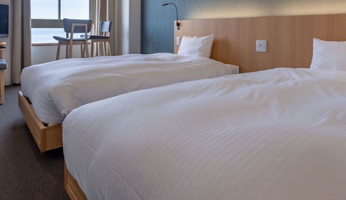 Chambre Supérieure avec lits jumeaux, non-fumeurs, vue océan