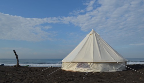 Tente Luxe, en front de plage