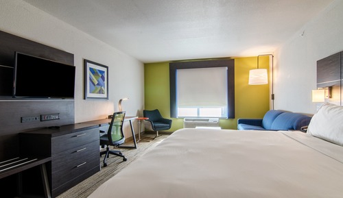 Chambre Standard, 1 très grand lit, accessible aux personnes à mobilité réduite (Communications)