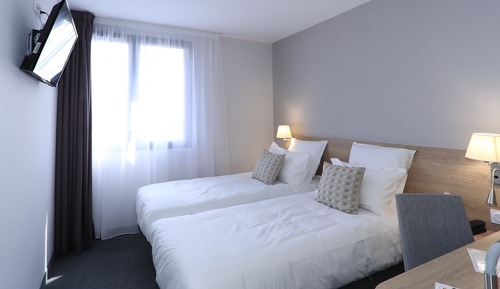 Chambre avec lits jumeaux
