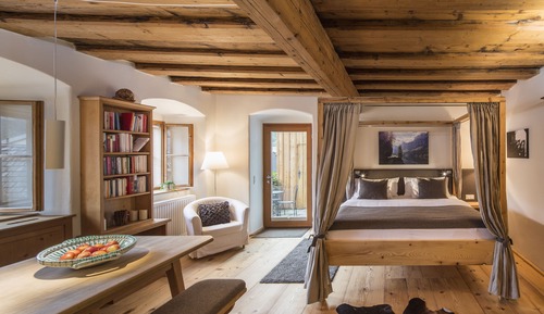 Suite Deluxe, cheminée, vue lac
