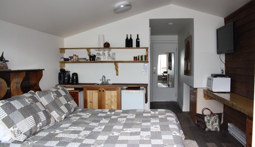 Chambre Deluxe, 1 grand lit, accessible aux personnes à mobilité réduite, vue océan