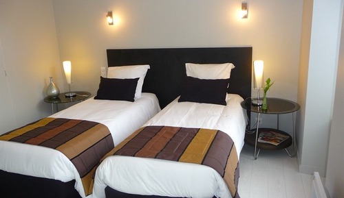 Chambre Double ou avec lits jumeaux, salle de bains privée