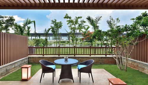 Chambre, 2 grands lits, non-fumeurs, vue jardin (Terrace)