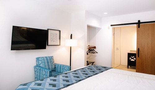 Chambre Premium, 1 très grand lit, accessible aux personnes à mobilité réduite