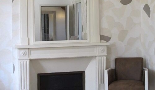 Chambre Double Confort, salle de bains privée, vue jardin