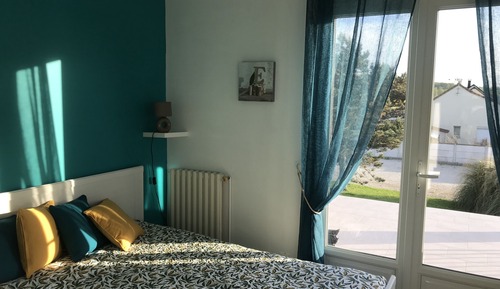 Chambre Double Panoramique, 1 grand lit, vue mer