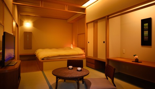 Chambre Standard (with Tatami Area & Open-Air Bath)