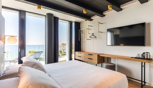 Chambre Supérieure, balcon, vue lac