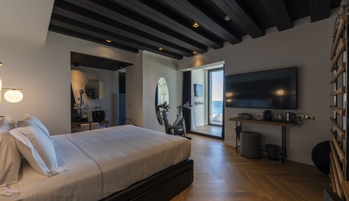 Chambre Deluxe, terrasse, vue lac (Fitness)