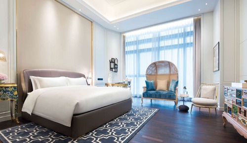Chambre Luxe, 1 très grand lit (Millésime Access. Neo Chinese décor)