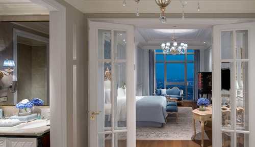 Chambre Premium, 1 très grand lit, accès au salon club (Luxury)