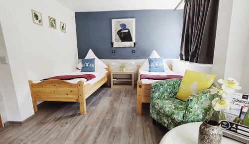Chambre avec lits jumeaux