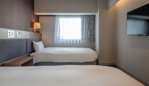 Chambre avec lits jumeaux, 2 lits une place, non-fumeurs