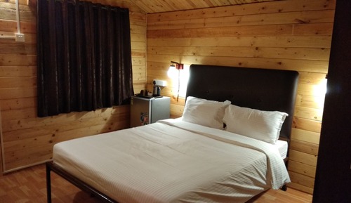 Cottage, 1 lit double, vue piscine
