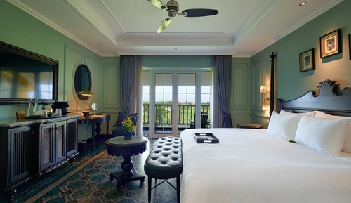Chambre Exécutive Double ou avec lits jumeaux, vue piscine