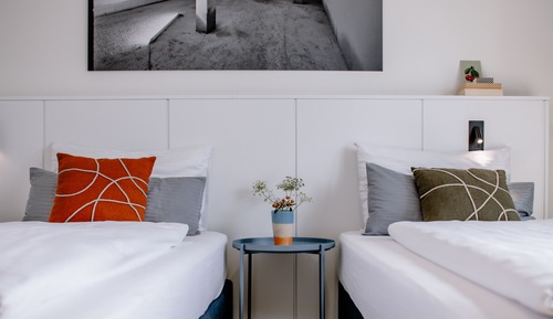 Chambre Confort avec lits jumeaux, coin cuisine
