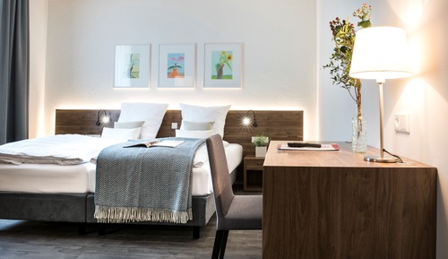 Chambre Double, vue cour intérieure