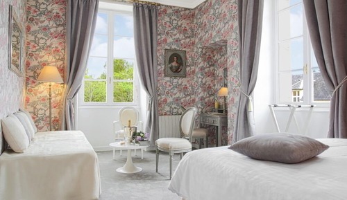 Chambre Quadruple Familiale, 1 grand lit, non-fumeurs, vue parc