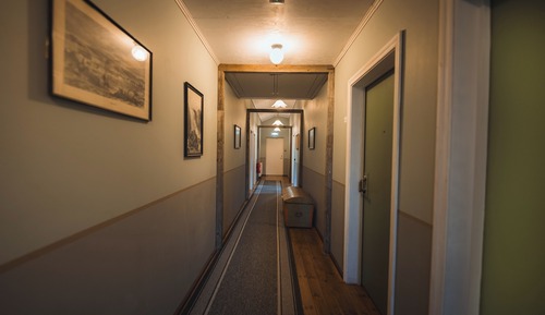 Chambre Supérieure Double ou avec lits jumeaux, vue fleuve, côté piste de ski