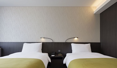 Chambre Standard avec lits jumeaux, accessible aux personnes à mobilité réduite