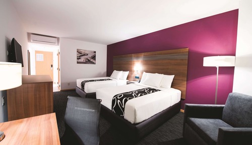 Chambre, 2 grands lits, non-fumeurs, vue cour intérieure