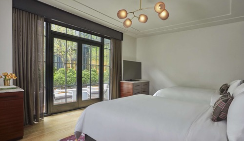 Chambre, 2 grands lits