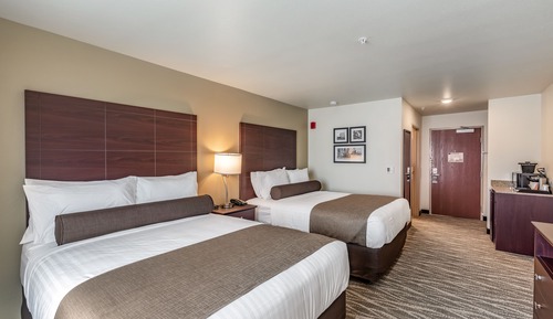 Chambre, 2 grands lits, non-fumeurs (Audible/Visual Alert)