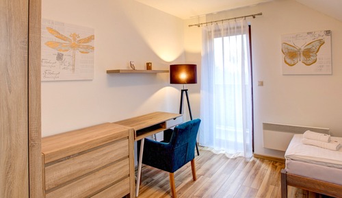 Appartement Duplex Standard, 2 chambres, cuisine, vue colline