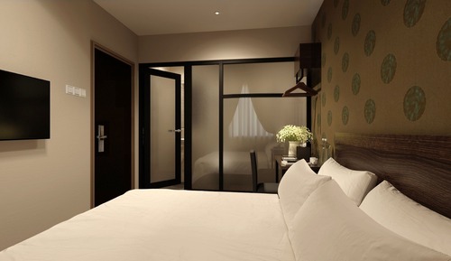Chambre, 1 grand lit (Window)