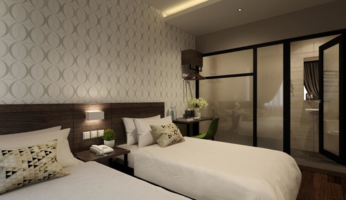 Chambre avec lits jumeaux (Window)