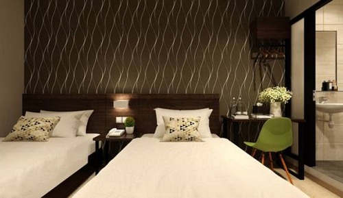 Chambre avec lits jumeaux, pas de fenêtre (2 Single Beds)