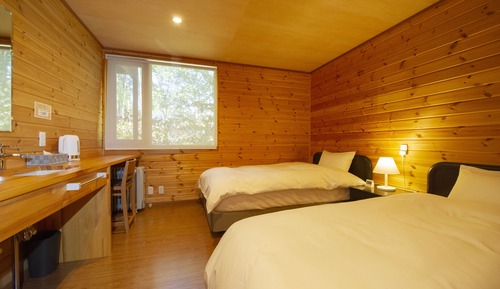 Chambre Supérieure avec lits jumeaux, salle de bains commune