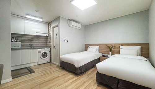 Chambre Exécutive avec lits jumeaux, vue ville