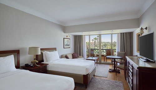 Chambre Premium, 2 lits une place, avec vue