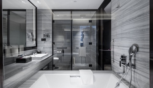 Chambre Standard, 2 lits une place, accès au salon club, vue ville (Lounge Access)