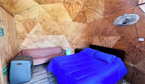 Cabane, 1 lit double, patio